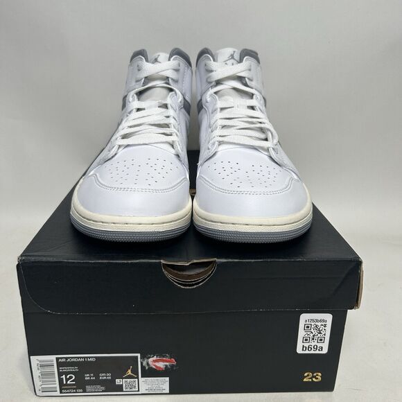 Nike Shoes Air Jordan 1 Mid Retro “Neutral Grey” 2024 - Picture 2 of 6